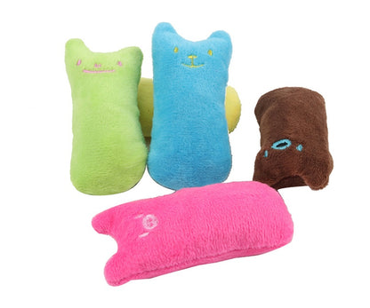 Interactive Catnip Plush Pillow