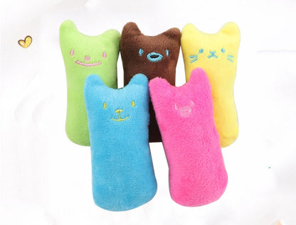 Interactive Catnip Plush Pillow