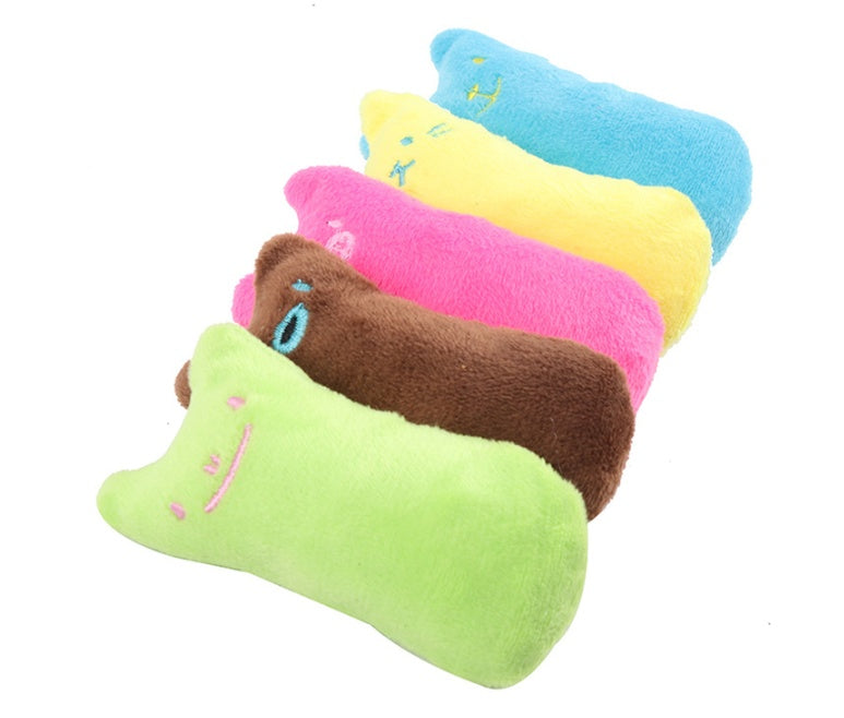 Interactive Catnip Plush Pillow