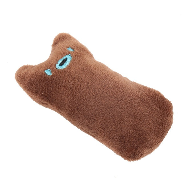 Interactive Catnip Plush Pillow